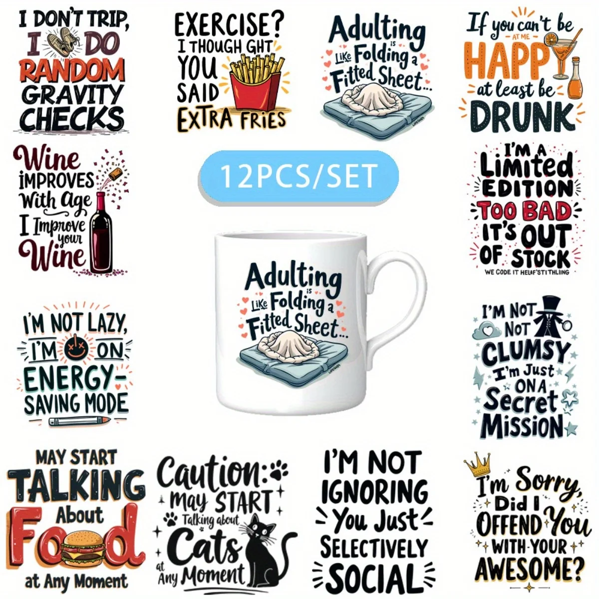 12PCS/SET Motivatio…