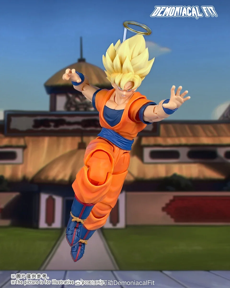 Auf Lager Super Saiyajin Goku Action Figure Demoniacal Fit Dragon Ball 3,0 Körper Figur Sammeln Schreibtisch Dekor Modell Spielzeug Geschenke