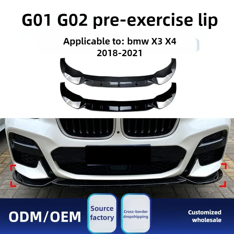 

Suitable for bmw X3 G01 X4 G02 M Pack 2018-21 front lip and front corner cross-border modification