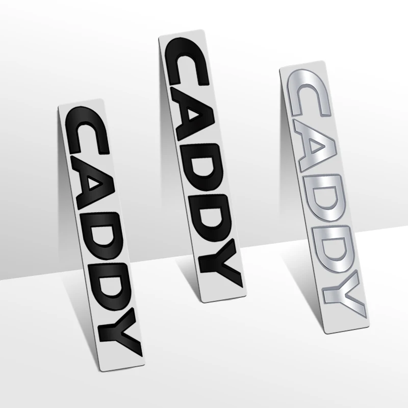 Auto Metal For Caddy Maxi TDI Logo Car Styling 3D Badge Lettering Decals Trunk Sticker Accessories