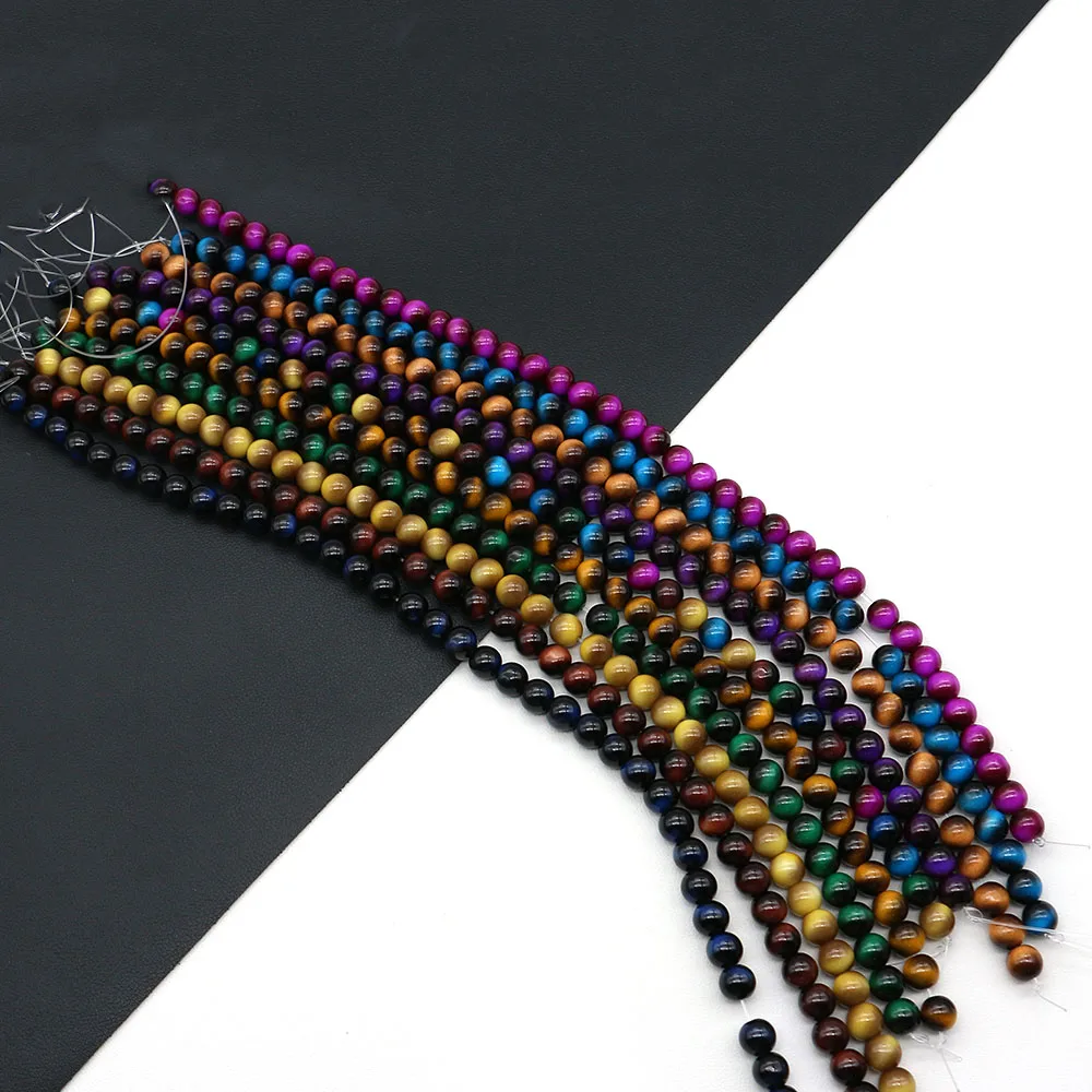 متعدد نمط تقليد عين النمر فضفاض خزر عازل لصنع المجوهرات عقد دي اي واي سوار الإكسسوار اختيار حجم 8/10/12/14/16 مللي متر