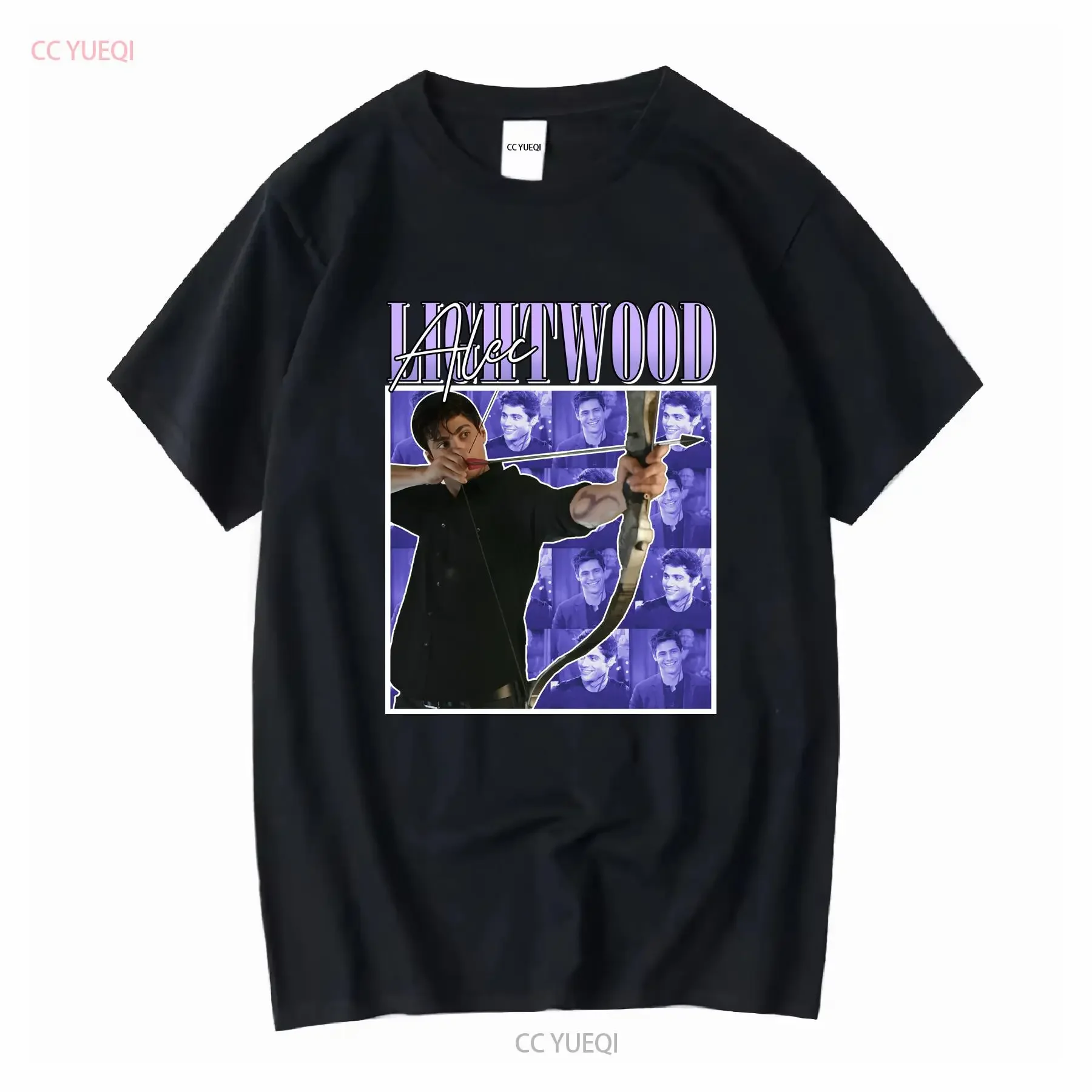 Alec Lightwood 90 s Vintage T Shirt long or short sleeves vintage Washed Stretched fashion Breathable Stylish