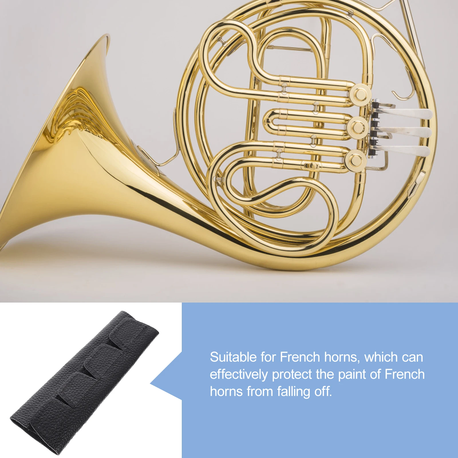

Hand Pads Horn Cushion French Guard Protective Musical Instrument Cowhide Accessories