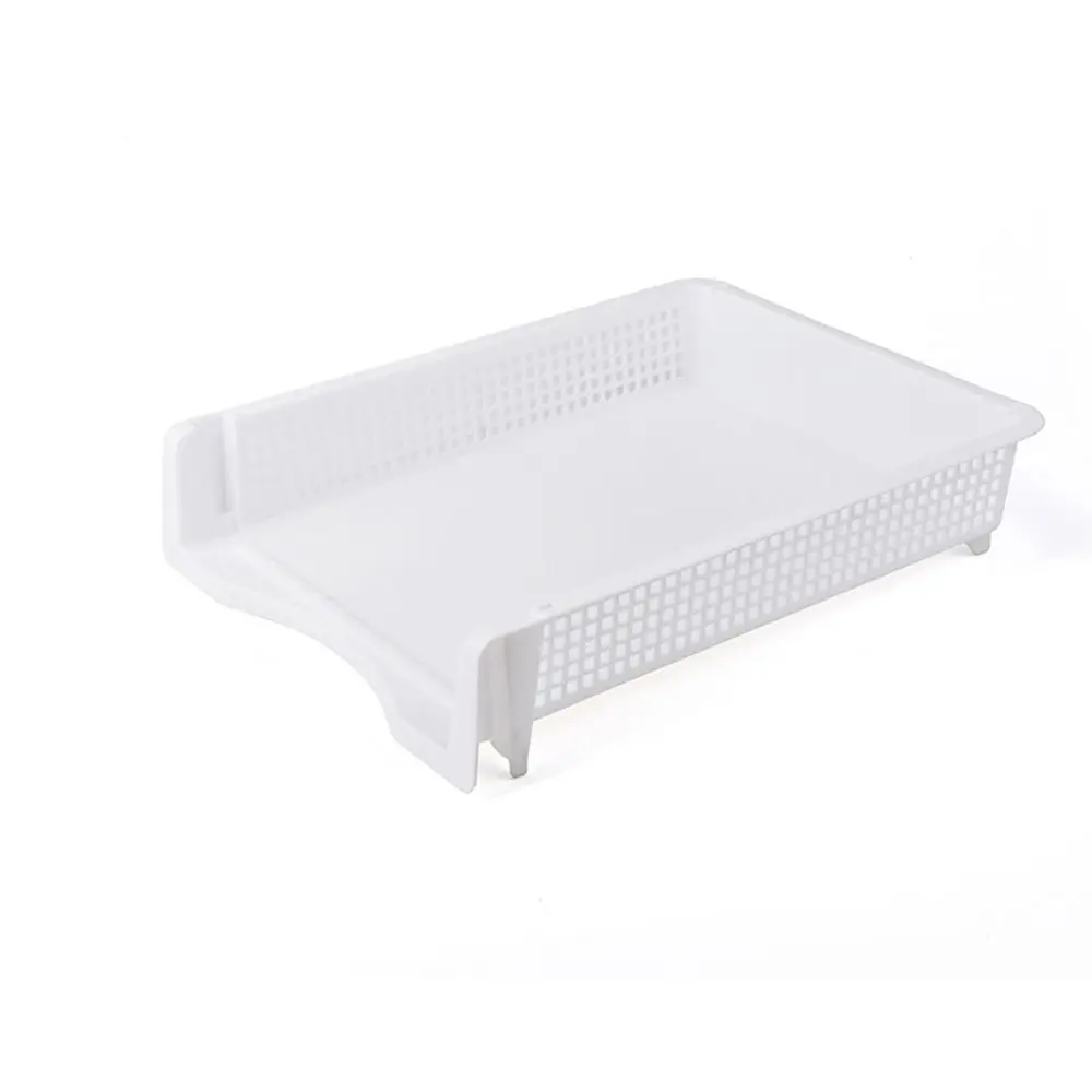 

Fashion Desktop Organizer Stackable File Rack File Organizer Papers Rack A4 File Storage Tray INS Style Laminated Magazine