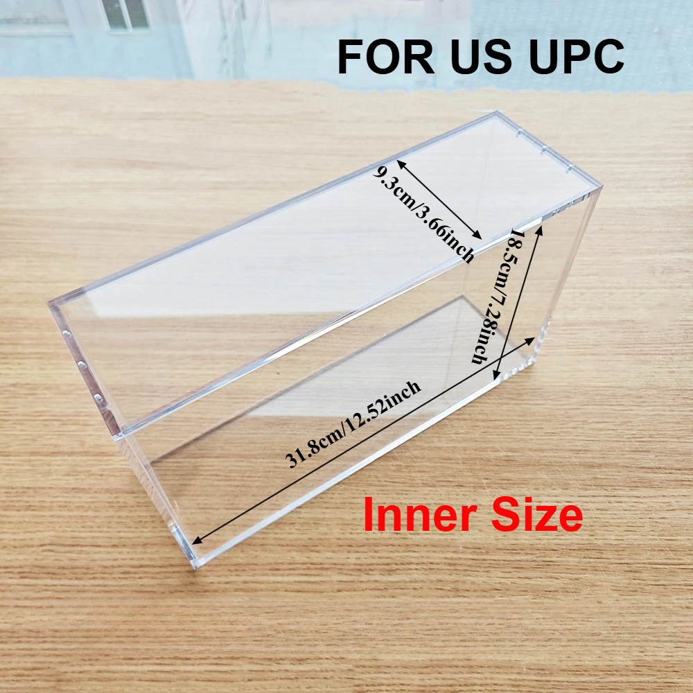 DISPLAY BOX Voor POKE Acryl Stofdicht Booster Show Case ETB Bescherming Poke Box Protector Transparant Plastic Acryl Case
