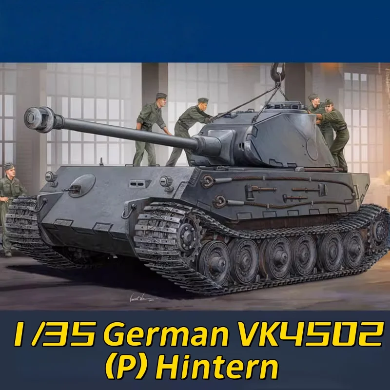 

TRUMPETER 1/35 Немецкая пластиковая сборная модель головоломки VK4502 (P) Hintern