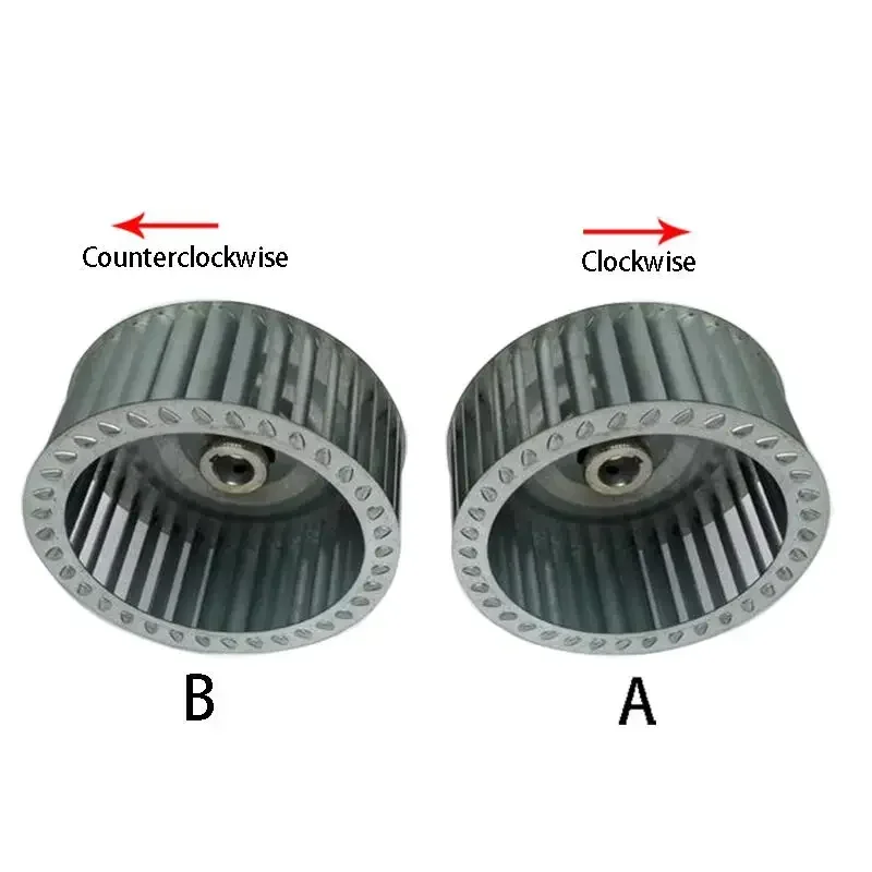 1PCS Impeller Centrifugal Vane Motor Blades Fan Impeller Shaft Aluminum Blower Fan Small Blade Wheel Multivane CW/CCW