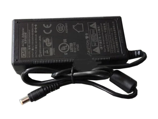 

Power Adapter, GM95-240400-F, 24V 4A, Barrel 5.5/2.5mm, IEC C14