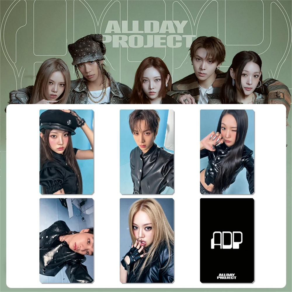 5 قطعة/المجموعة K-POP ALLDAY PROJECT بطاقات الصور ADP عضو على الوجهين بطاقات لومو آني تارزان بيلي ووشان بطاقة بريدية المشجعين جمع هدية