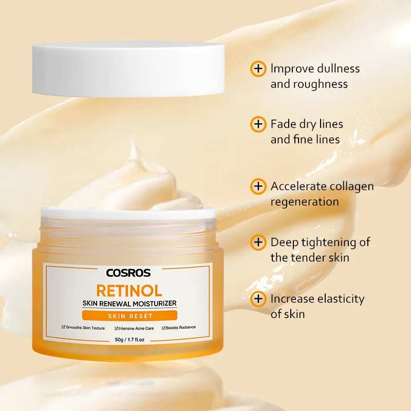 50 ml retinol anti-rugas reafirmante hidratante hidratante lifting light refrescante não pegajoso tratamento facial hidratante
