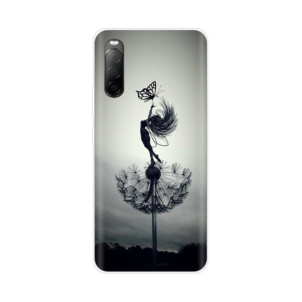 Phone Case For Sony Xperia 10 II Cases 10 iii Soft TPU Silicone Bumper Shockproof Back Cover For Sony Xperia 10 II III Case Capa
