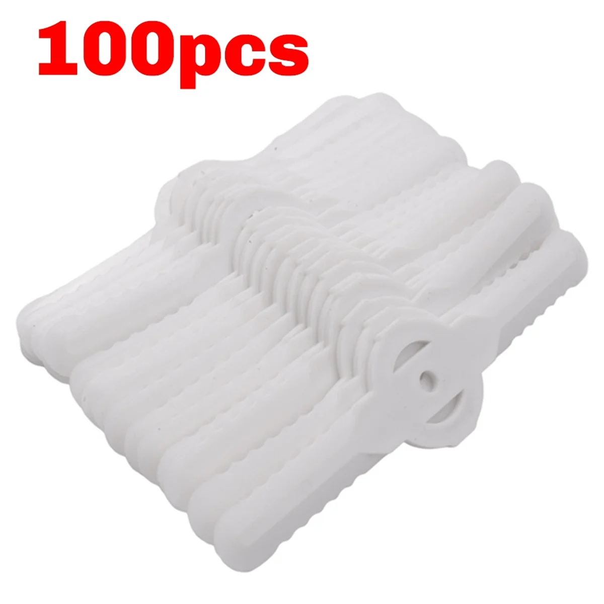 

ABYA 100Pcs Plastic Grass Trimmer Blades Lawn Mower Trimmer Accessories Lawn Mower Blade Cordless Trimmer Garden Tools