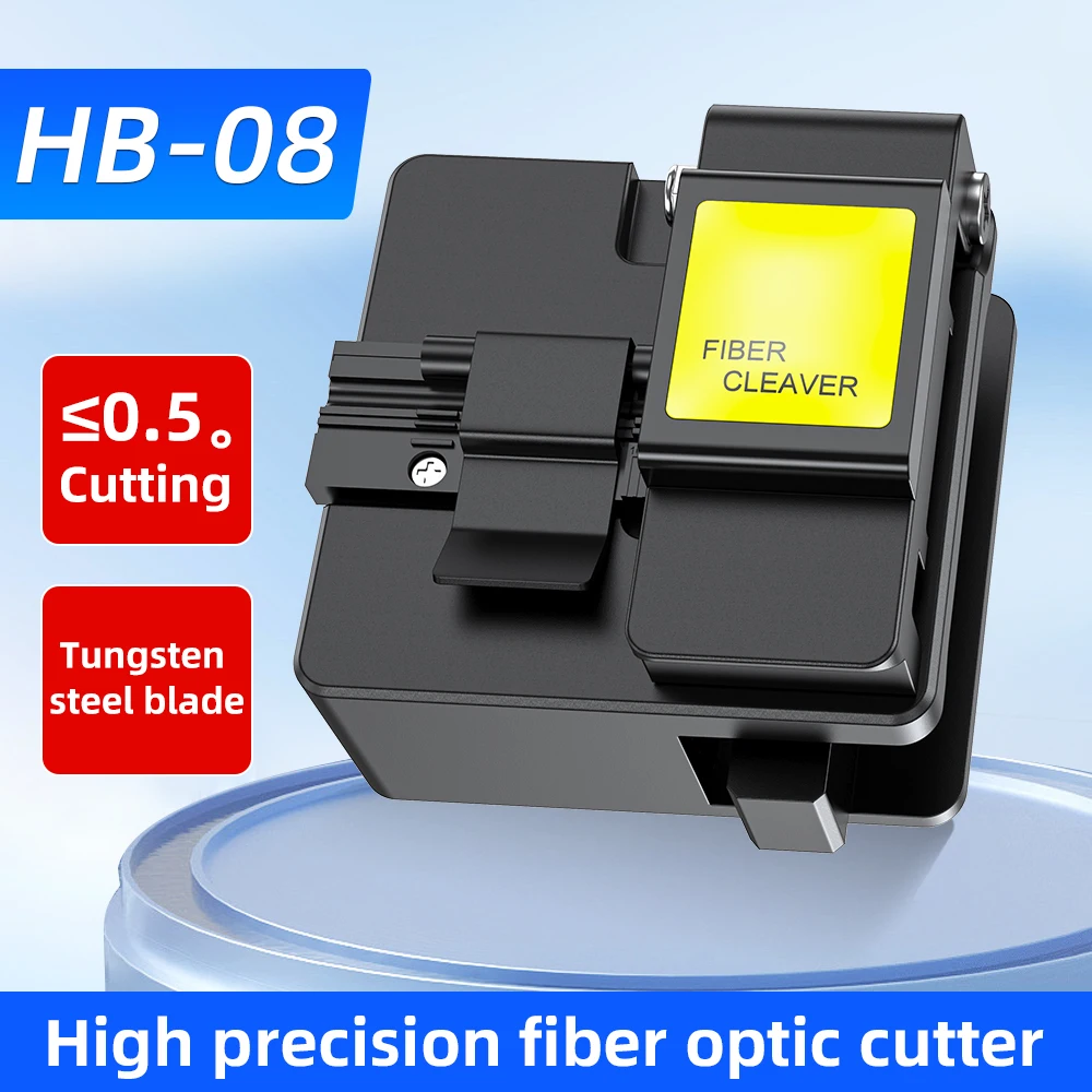 SAIVXIAN HB-08 High Accuracy Fiber Optic Cutter Designed for Cold Fusion Hot Fusion ≤ 0.5° Plane Angle Optimal for Fusion