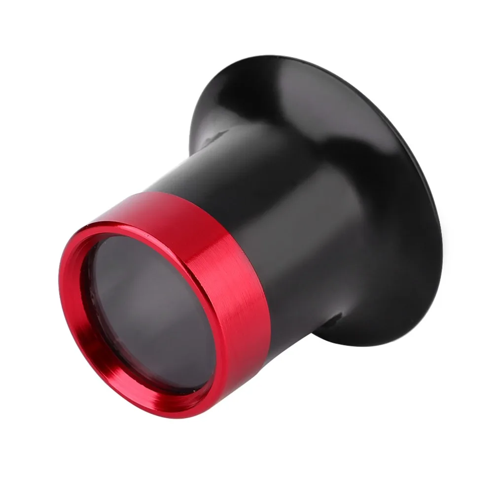 Portable Aluminum Alloy Magnifier Loupe 10X Magnification Jewelers Loupe Eye Magnifier Stamp Collection
