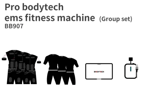 EMS Muscle Workout Body Training Suit Burn Fat Bodybuilding Gym Fitness