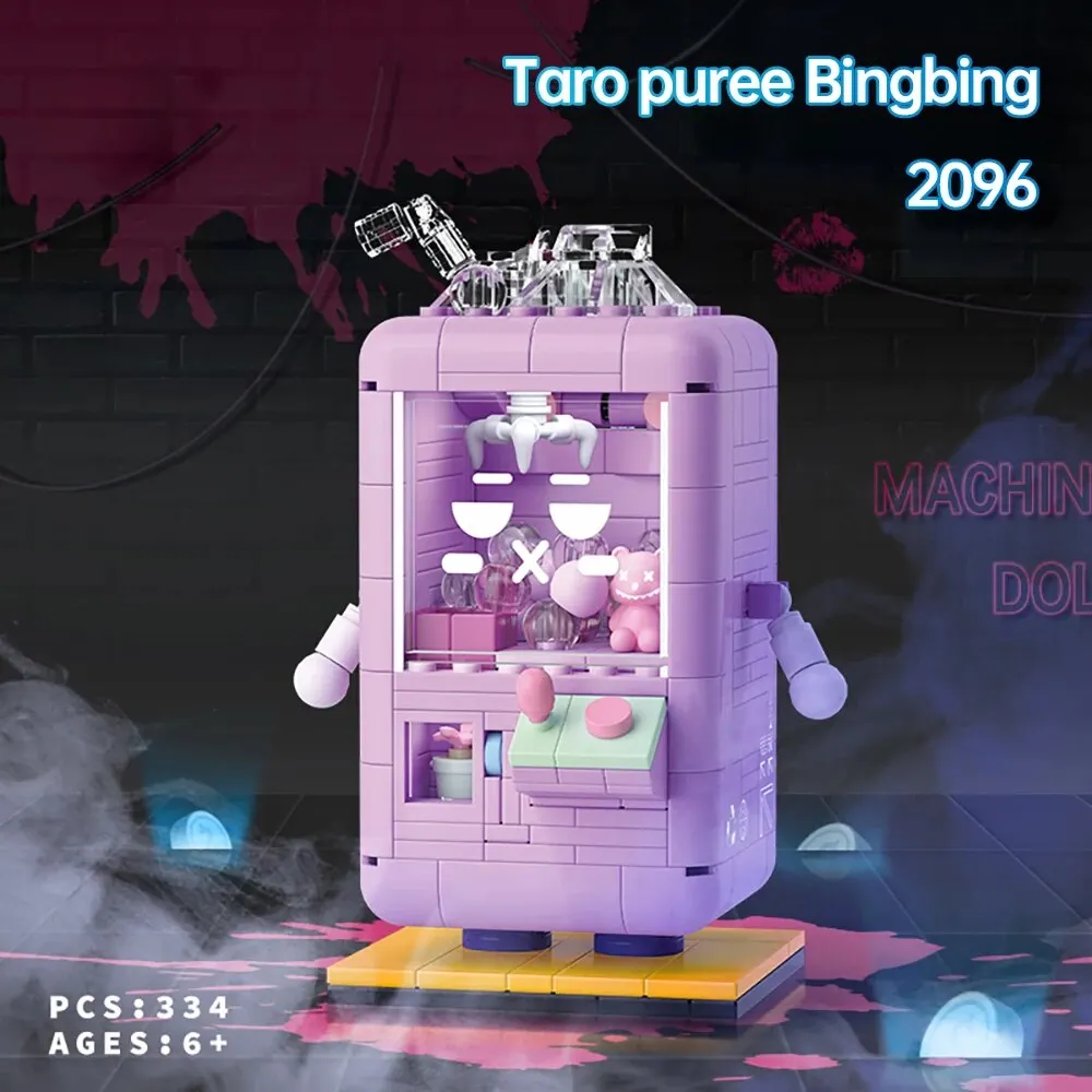 342 pz Taro purea Bingbing parco divertimenti artiglio Mini mattoni blocchi di costruzione Set con accessori per adulti e adolescenti con scatola