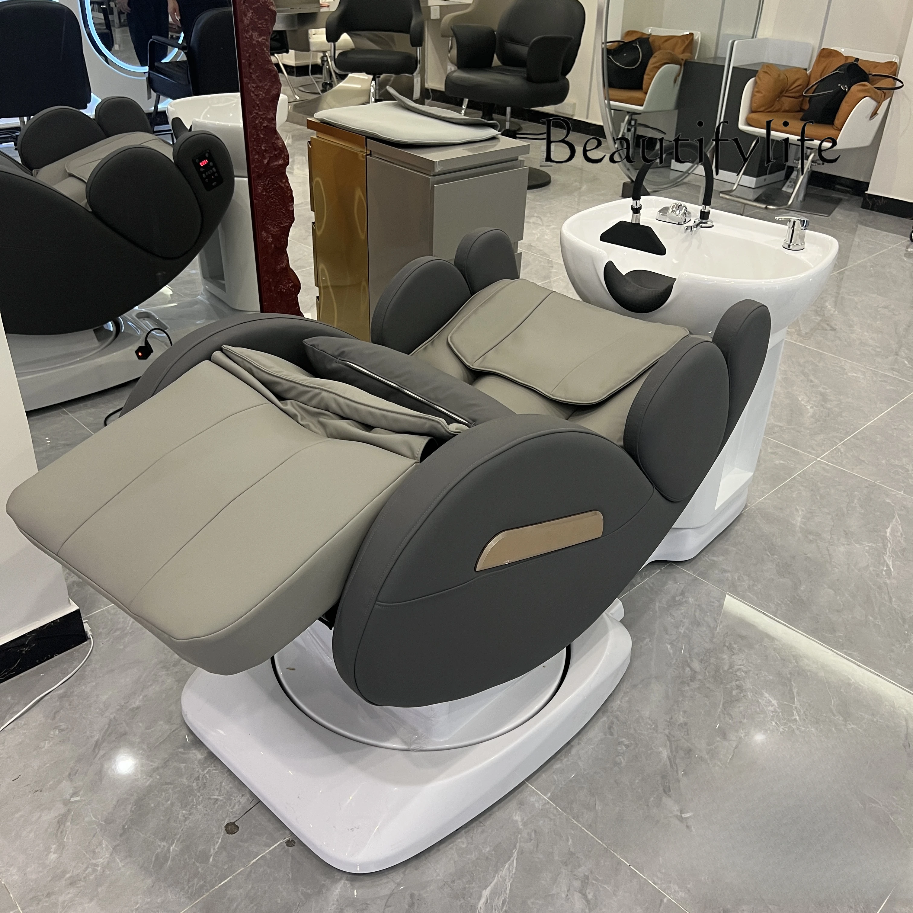 New Rotating Smart Electric Massage Shampoo Bed Hair Saloon Dedicated Hair Salon Comfortable Massage Couch