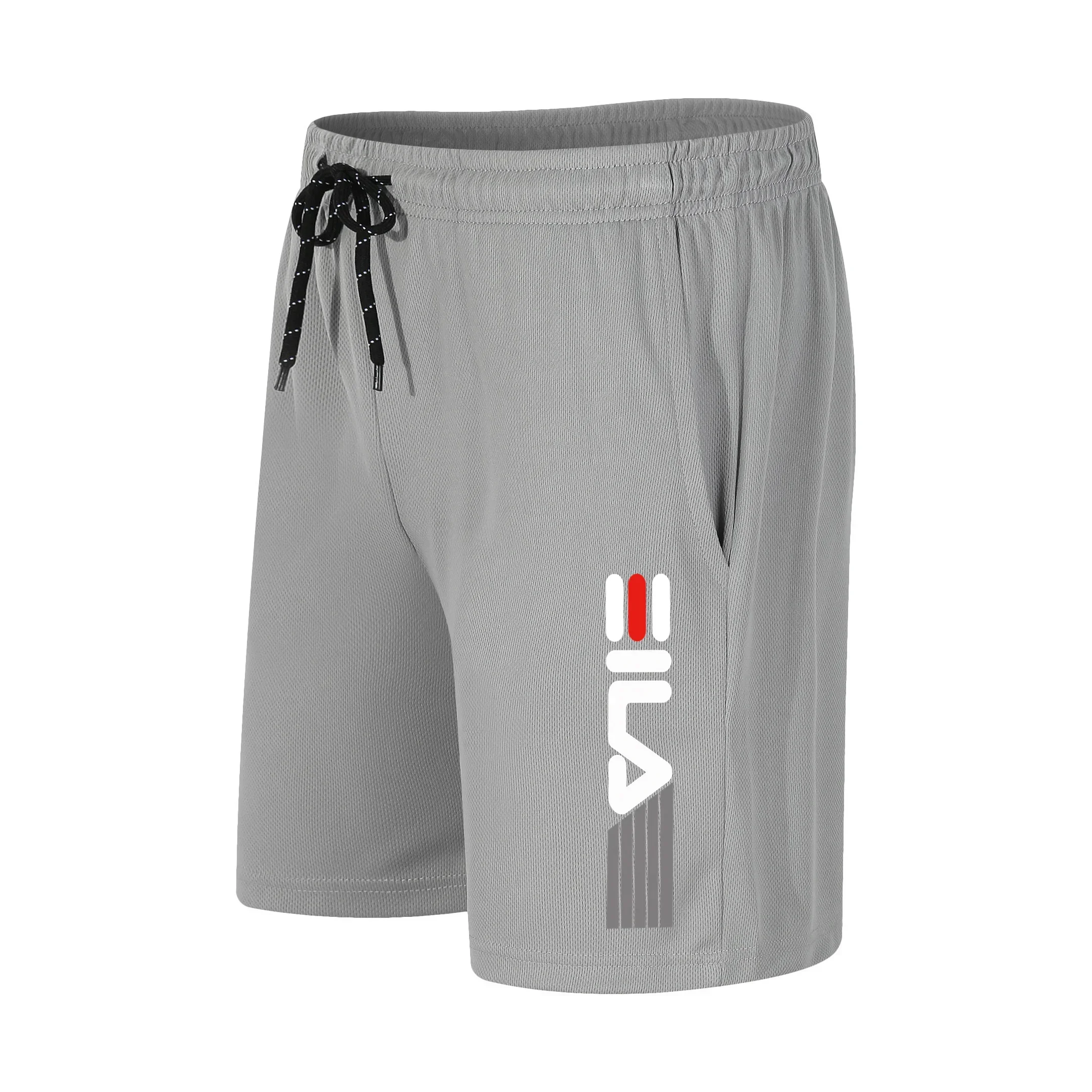 Men's Running Shorts Casual Sports Breathable Mesh Quick Dry Shorts Outdoor Hiking Clothing Fitness Quick Dry Drawstring Shorts image 5
