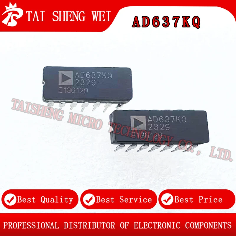 1PCS Brand New AD637 AD637JQ AD637KQ High-Precision DC Converter Ceramic Package CDIP-14 Chip