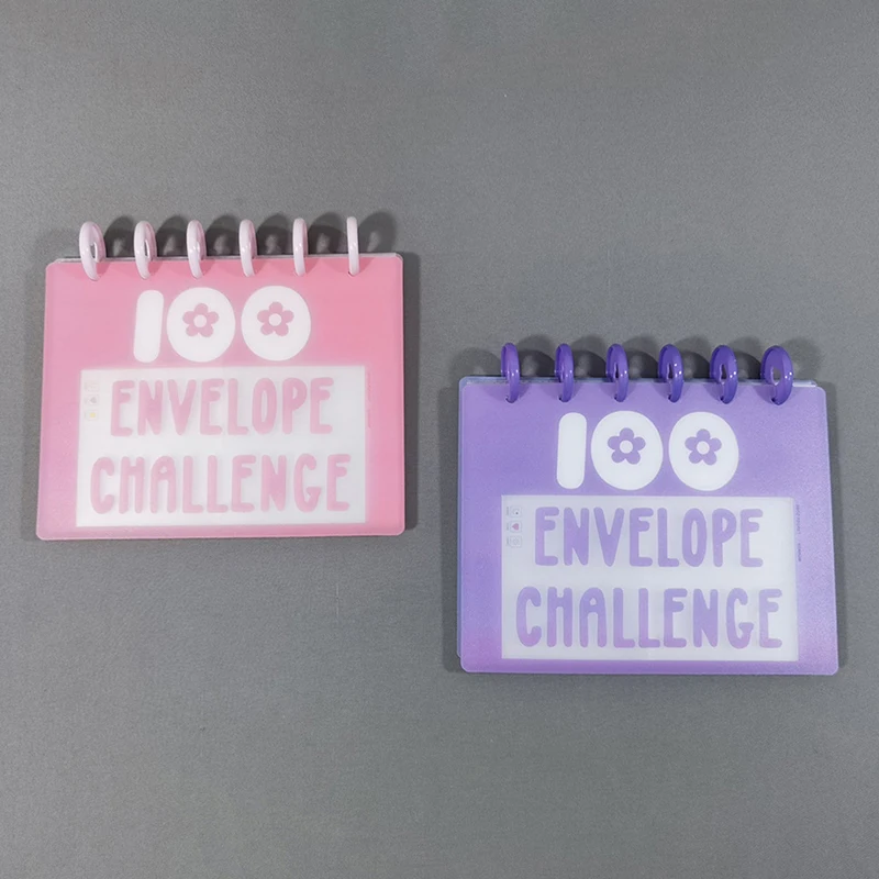 100 Envelope Challenge Binder Savings Challenges Loose-Leaf Binder Budget Binder Kit Gift