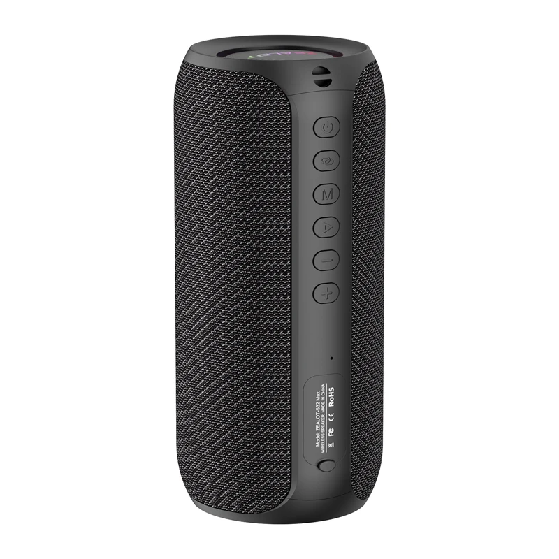 IJVERAAR-S32MAX Draagbare Bluetooth-luidspreker 20W IPX5 Waterdicht Krachtige klankkast Bass Boost BT5.2 RGB Dual Pairing Connectiviteit