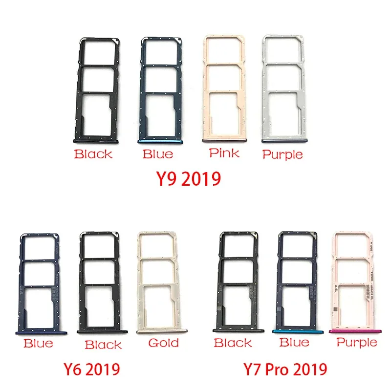 Держатель слота для Huawei Y6 Y9 Y7 Pro 2019