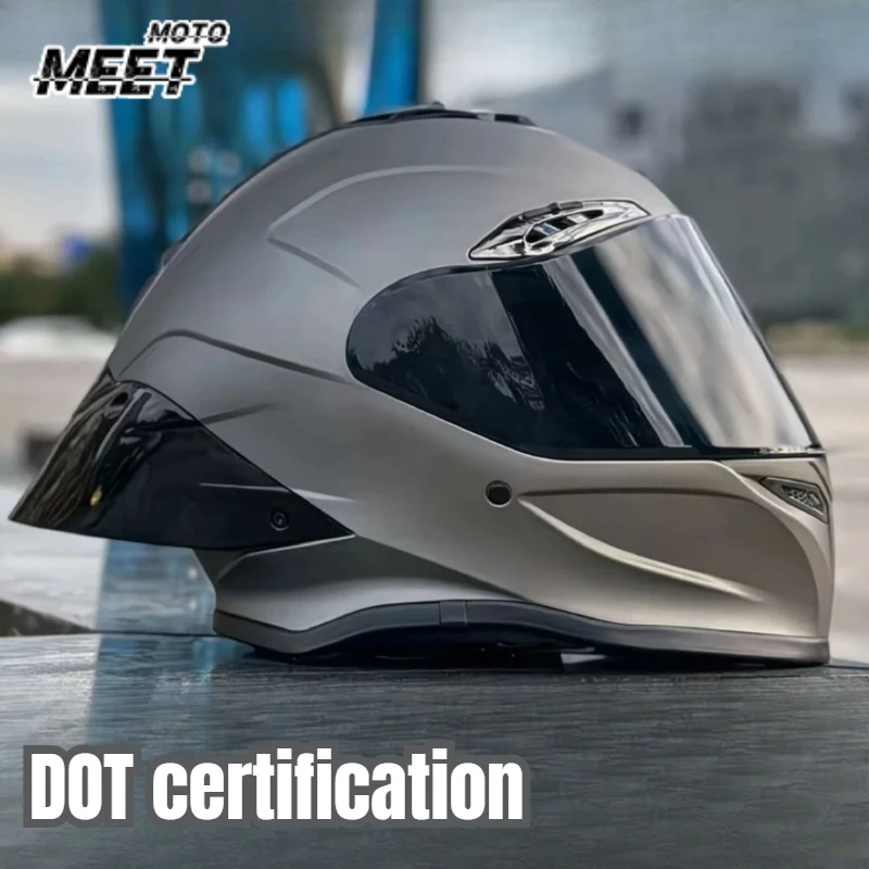 

Motorcycle Helmet Big Tail Wing Double Lens Full Face Helmet Motocross Helmet DOT Approved Moto Cascos Motociclistas Capacete