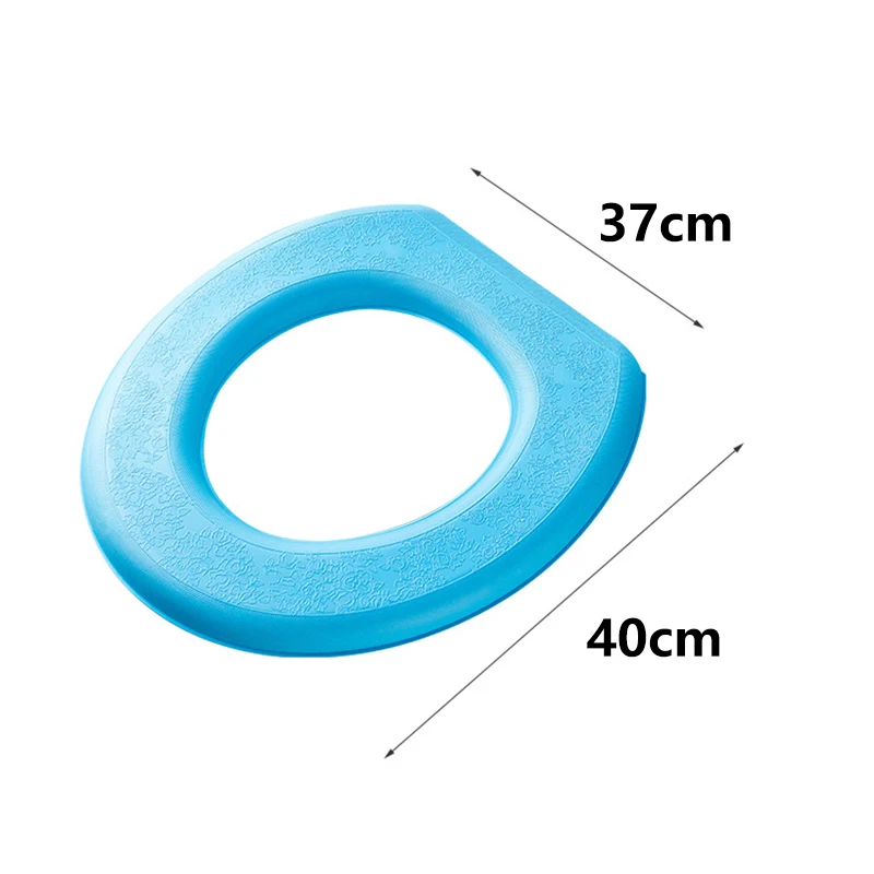 Toilet Seat Cover Adhesive Toilet Seat Cushion Cover Winter Soft Warm Toilet Seat Waterproof Cute Pad Bathroom Accessories