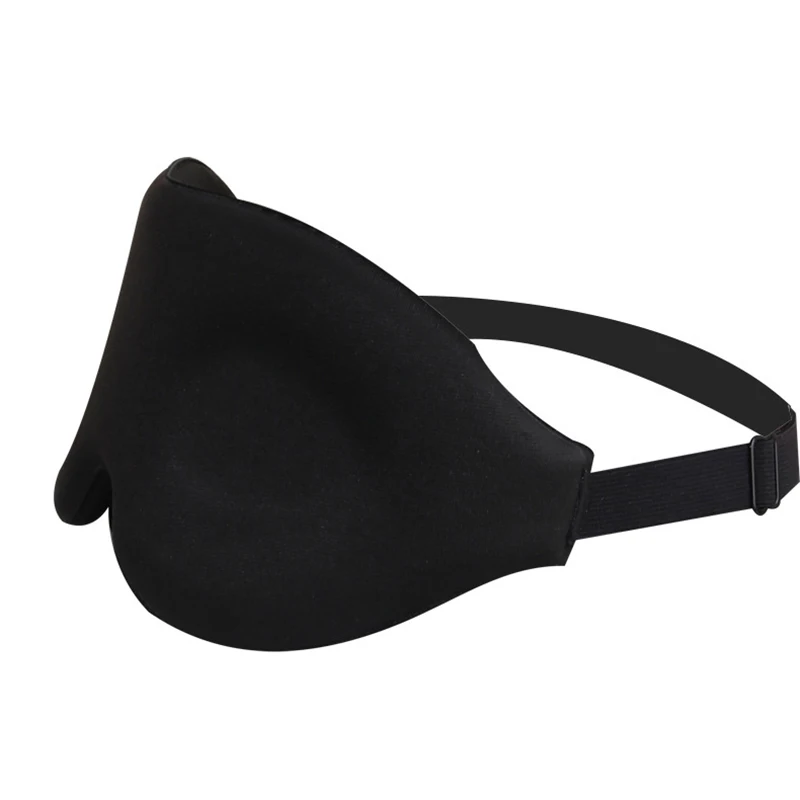 3D Eye Mask Adjustable Suitable For Men And Women With No Pressure On The Eyes Breathable And Light Blocking Eye Mask Black