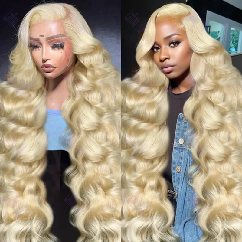 613 Hoeny Blonde Transparent Lace Wig Human Hair Quality Frontal Brazilian Body Wave Cheap Colored Wig For Women Choice 100%