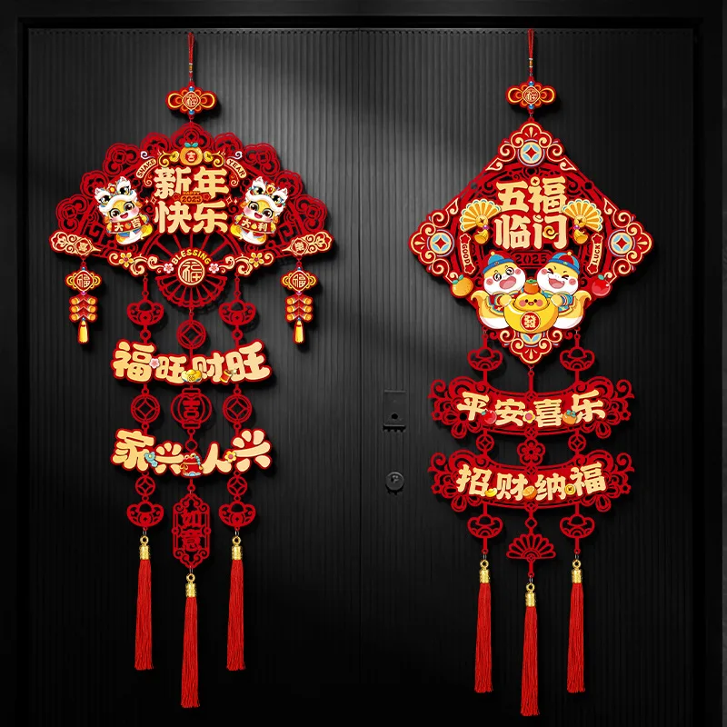 Chinese New Year Decorations 2025 Lunar New Year Hanging Tassels Ornament Spring Festival Traditional Vietnam Home Decoration