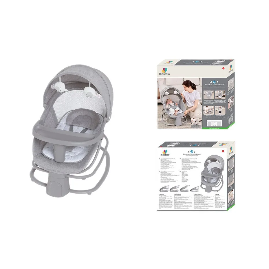 Immagine 6: Sedia a dondolo per bambini Lettino elettrico moderno e semplice per dormire Poltrona lounge lenitiva