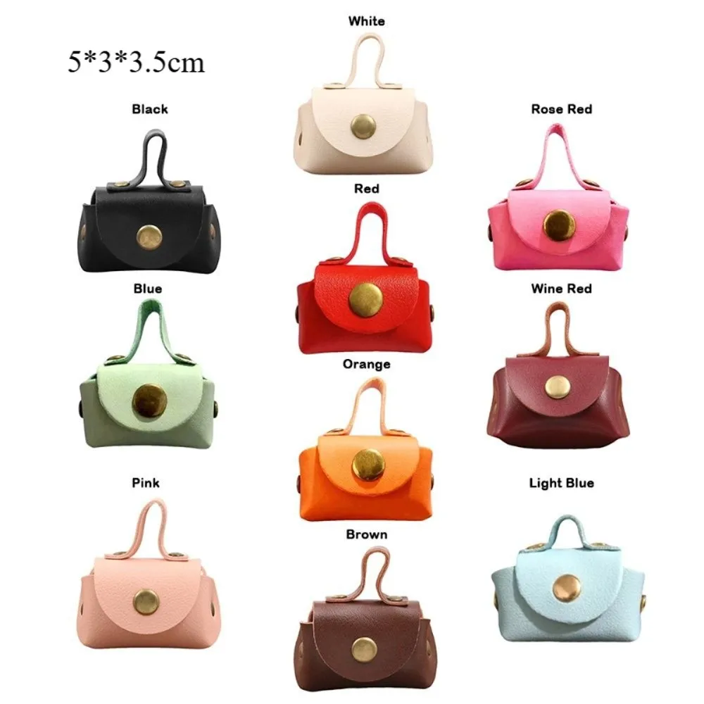Fashion PU Leather Coin Purse Decorative DIY Creative Keychain Pendant Multi-function Small Gift Gift Giving