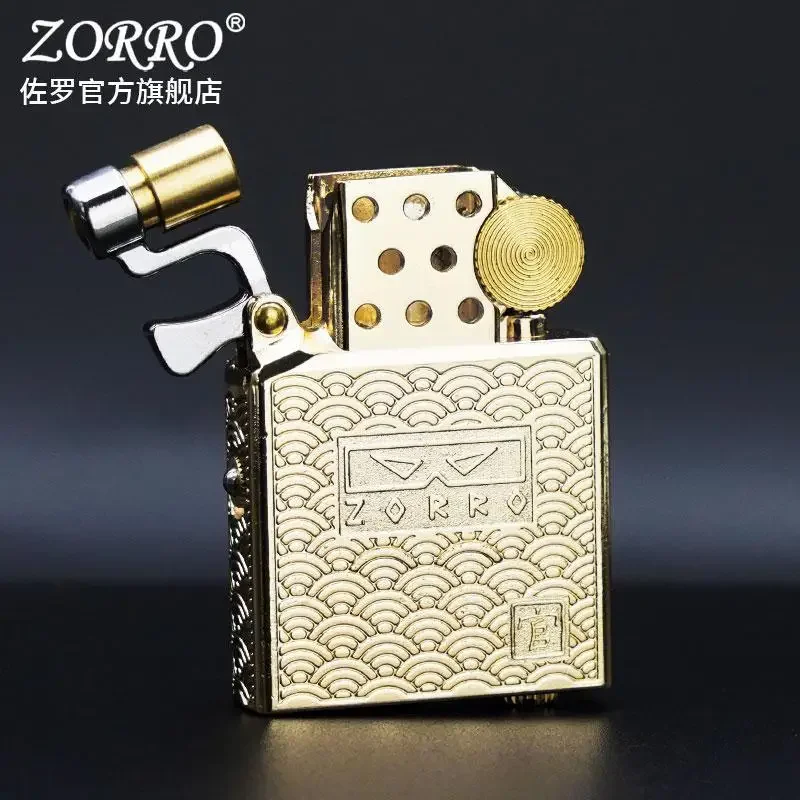 2026 New Authentic Zorro Kerosine Lighter Movement, Creative Officer Second Generation Universal Movement Kerosine Lighter