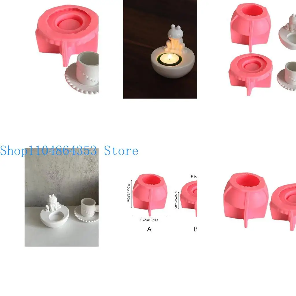 

652F Holder Mold Cup and Plate Moulds Silicone Jewelry Molds