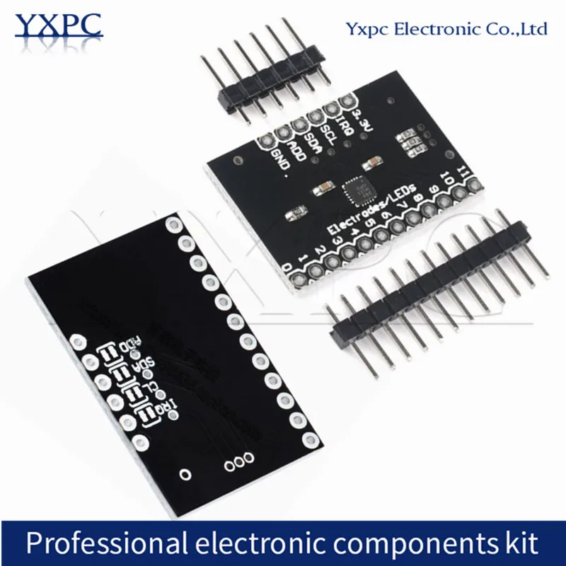 MPR121 Breakout V1.2 Capacitive Touch Sensor Controller Keyboard Development Board Proximity Module for Electronics Projects