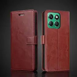 Card Holder Cover Case for Huawei Honor X8b Pu Leather Flip Cover Retro Wallet Phone Case Honor X8b Business Fundas Coque