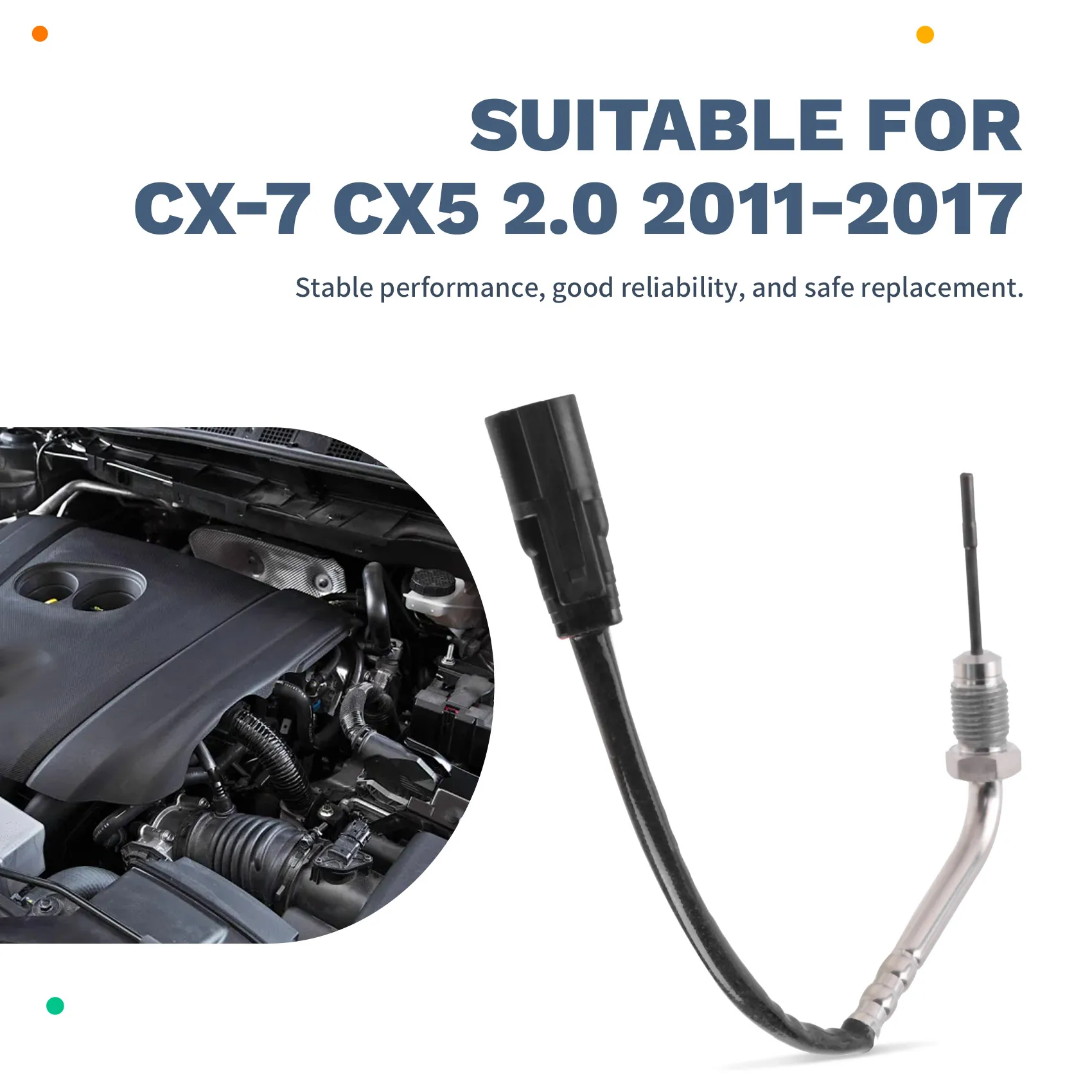 

Датчик температуры выхлопных газов SH01-18-7G0 SH01187G0 SH01-187G0 для Mazda 3 6 CX-7 CX7 CX-5 CX5 KE GH 2.0 2.2 D 11-17 годов выпуска
