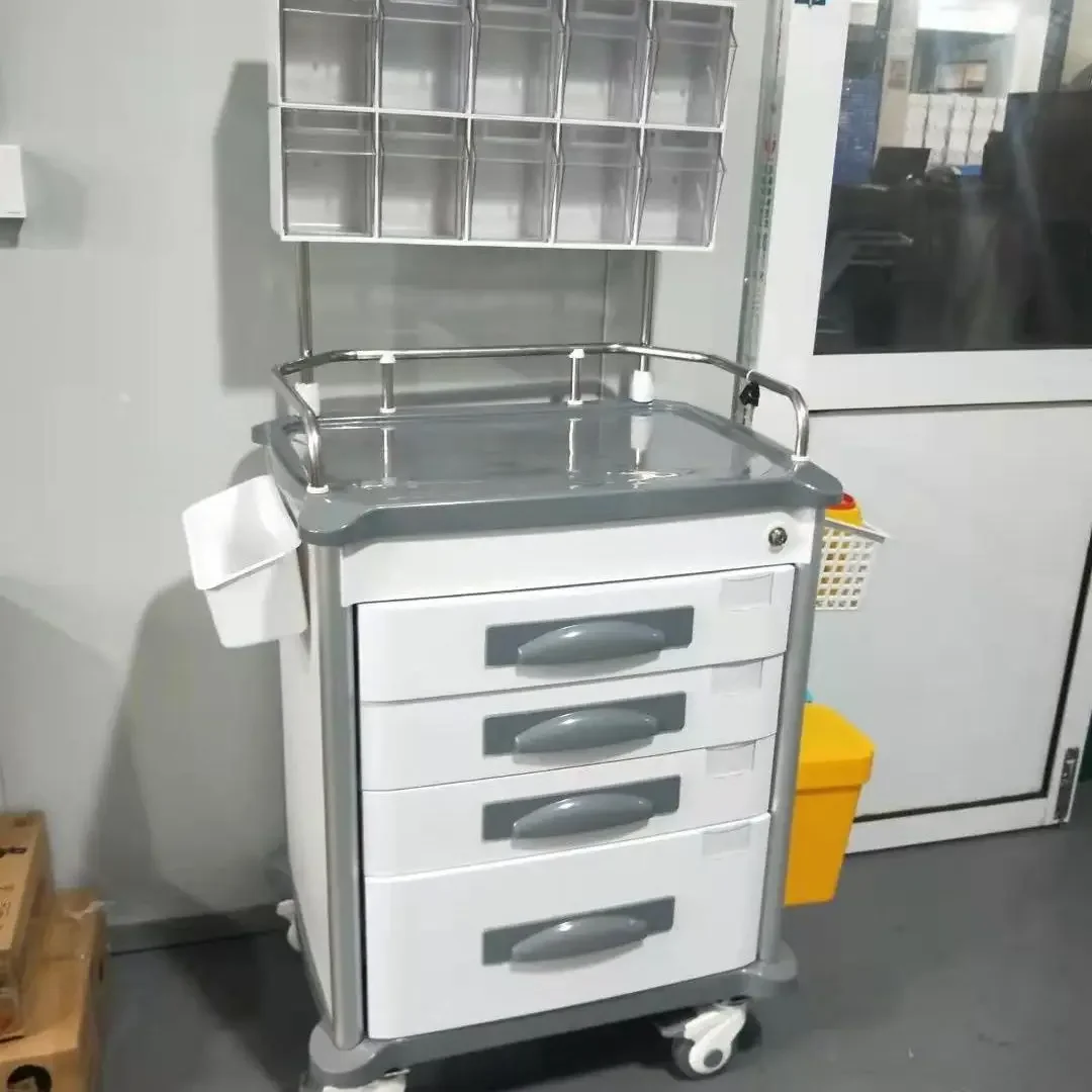 

Emergency Ambulance Nursing Infusion Car Anesthesia Cart Medicine Changing and Dispensing Clothing Medicine Car Equipment Cart