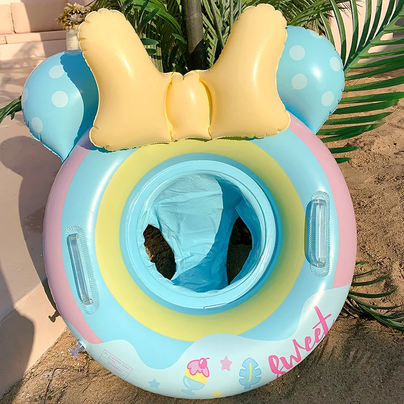 ROOXIN Water Play Tube Inflatable Swimming Seat Baby Swimming Ring Float Pool Summer Beach Party Siwm Circle for Kids