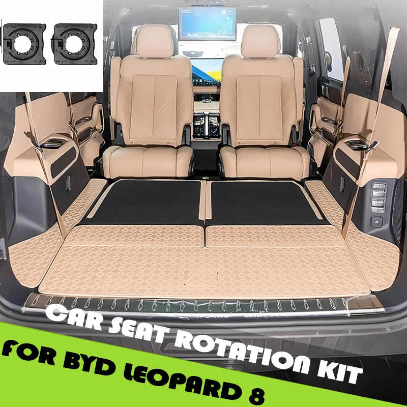

Car Rotating Seat Kit Fit for BYD Leopard 8 Modified Auto Middle Row Seat 270 Degree Rotation Height Increase Kit Upgrade Parts