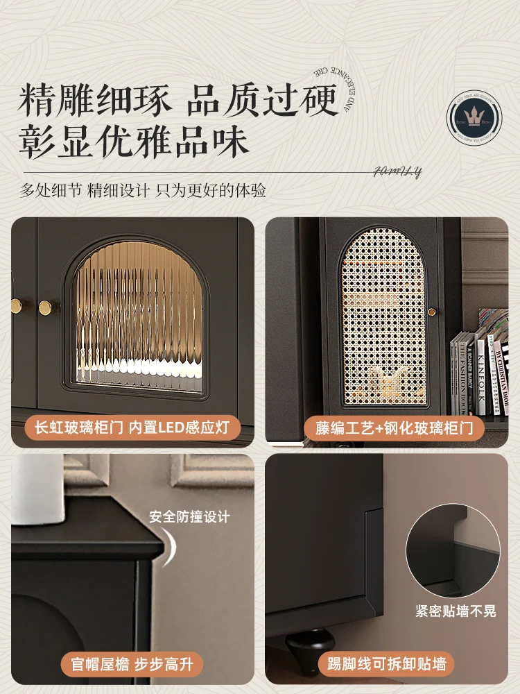 خزانة تلفزيون كلاسيكية وطاولة قهوة وأرضية بدون أرجل لغرفة المعيشة وخلفية تلفزيون وخزانة أرضية من بلاطة الصخور