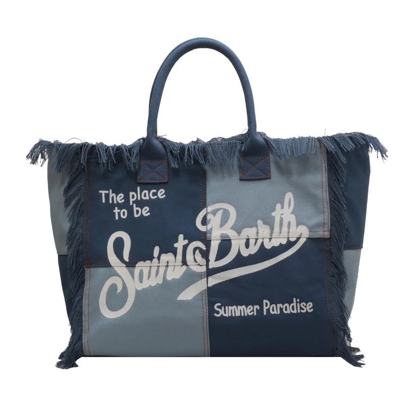 Fashionable summer personalized canvas large capacity tote bag 2025 new casual multifunction soft lightweight women's tote bag