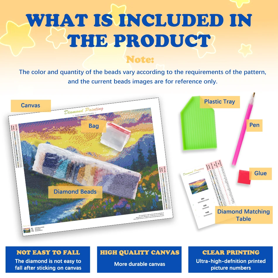 GATYZTORY Photo Customเพชรจิตรกรรมเครื่องมือและอุปกรณ์เสริมเข็มศิลปะหัตถกรรมRhinestonesภาพวาดเพชรเย็บปักถักร้อย