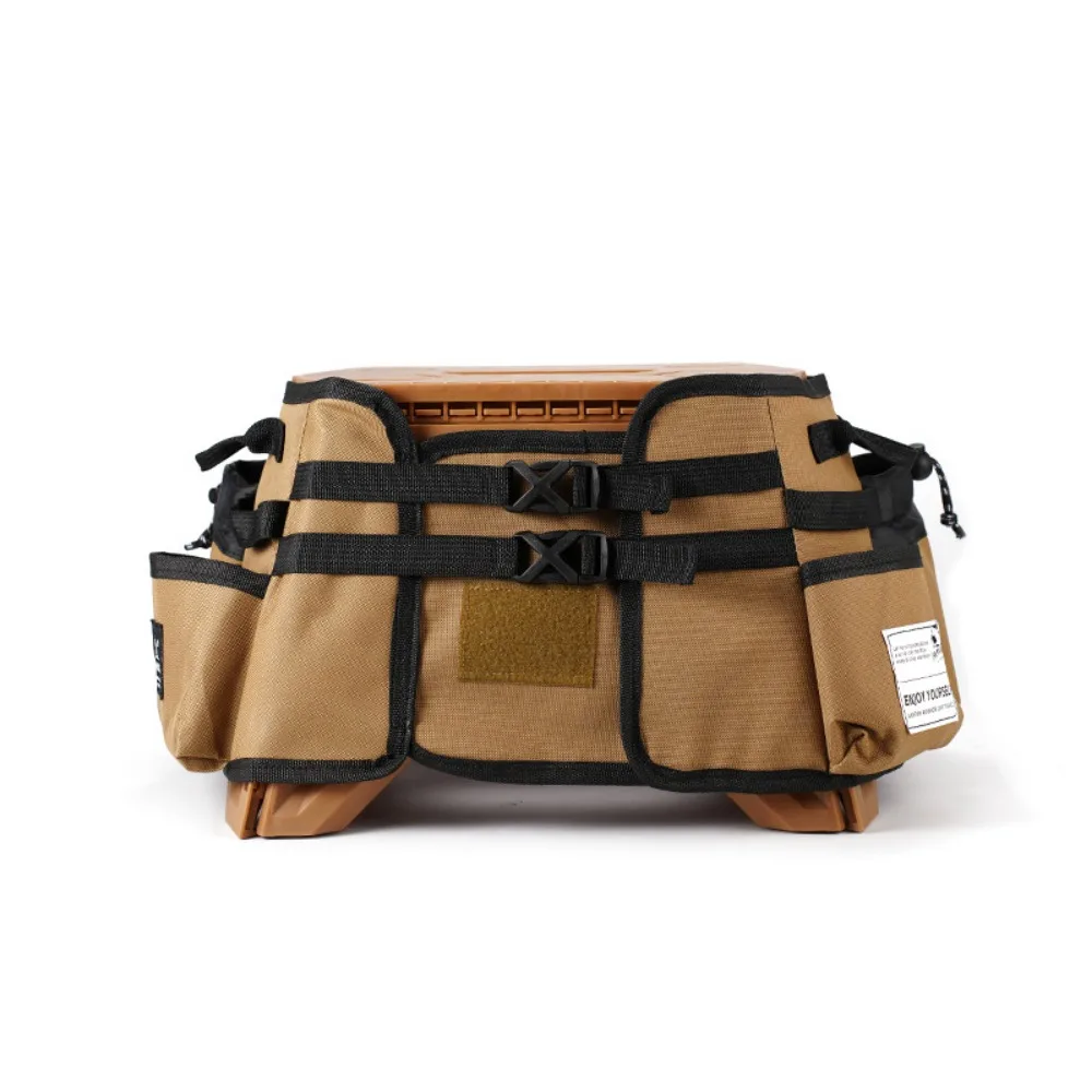Outdoor folding stool seat cover Oxford cloth protective cover Portable expansion cover Portable tool bag