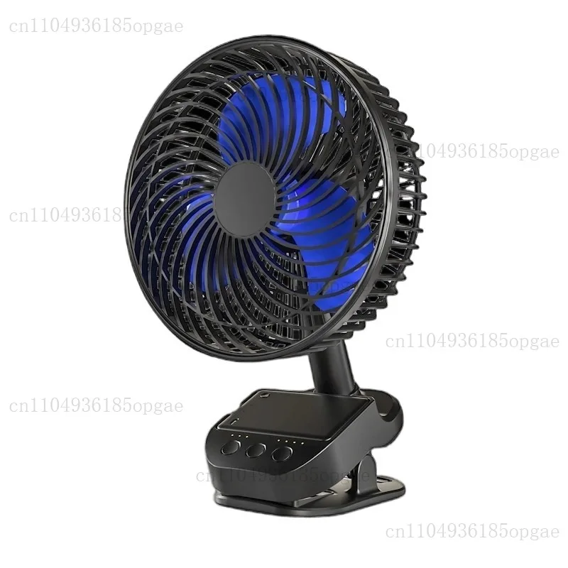 8-inch USB Charging Oscillating Wall-mounted Fan with Strong Wind Force and Ultra-long Battery Life for Student Dormitories