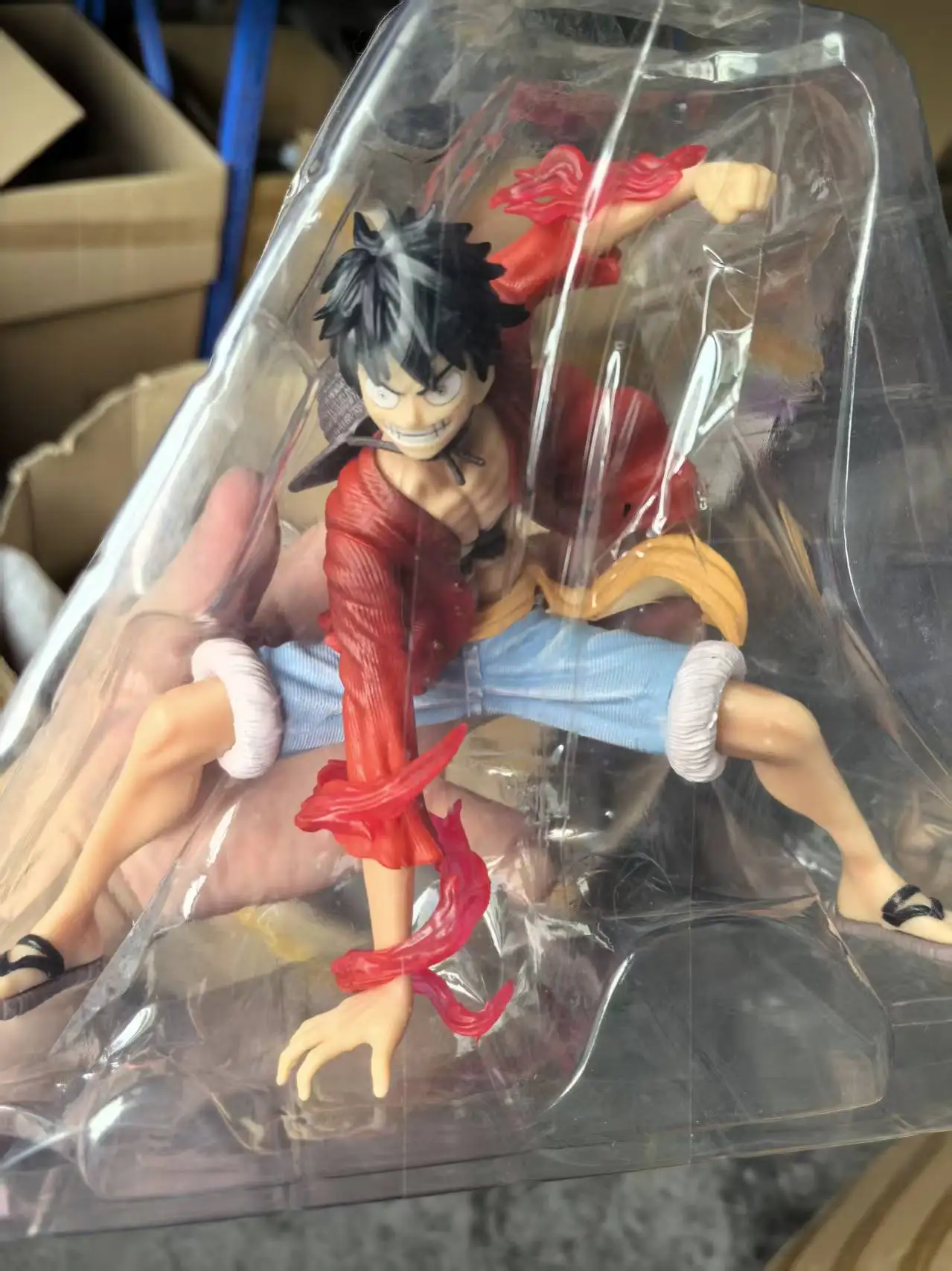 17cm One Piece Battle Luffy PVC Model Anime Peripheral Birthday Toy Collection Model Doll Statue Toys Gifts