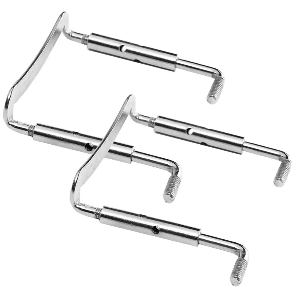 

2Pcs Violin Chinrest Screws Silver 4/4 3/4 Size Replacement Parts Smooth Polished Rustproof Easy Install Accessories Violin