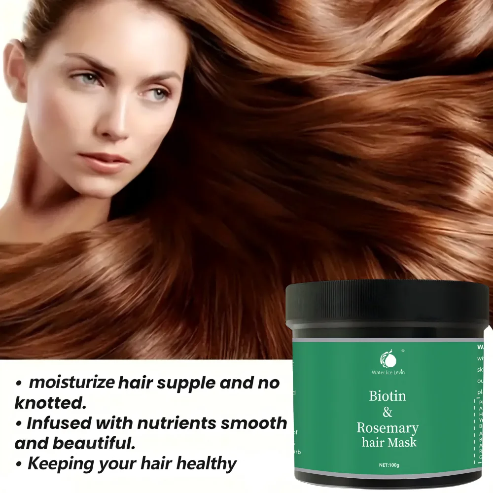 100g Biotin Collagen Keratin Hair Mask Repair Damage Dry Frizz Soften Hair Scalp Care Hair Beauty Health