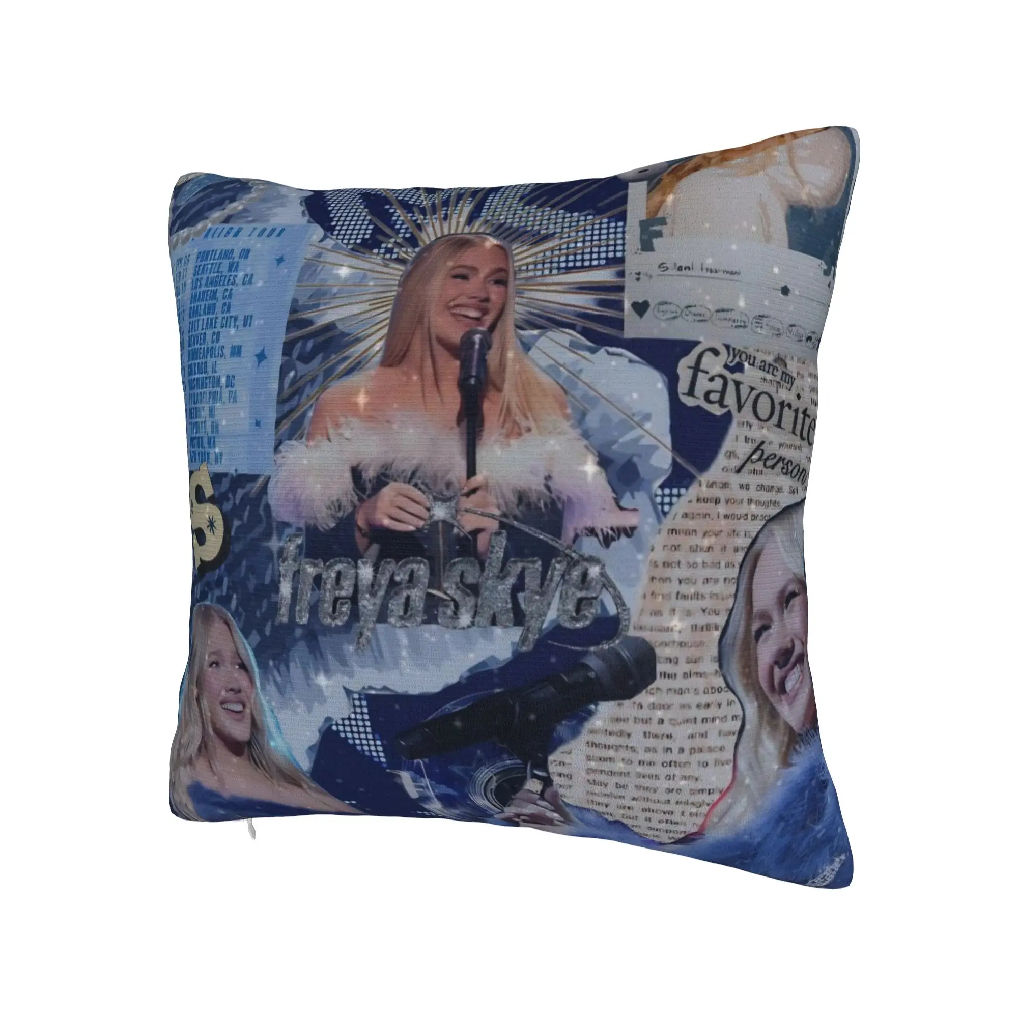 Decorative Pillow Covers 	  Freya Skye Stars Align Tour 2026 Stuff Home  Throw Pillow Case Cover Square Style Multi Size